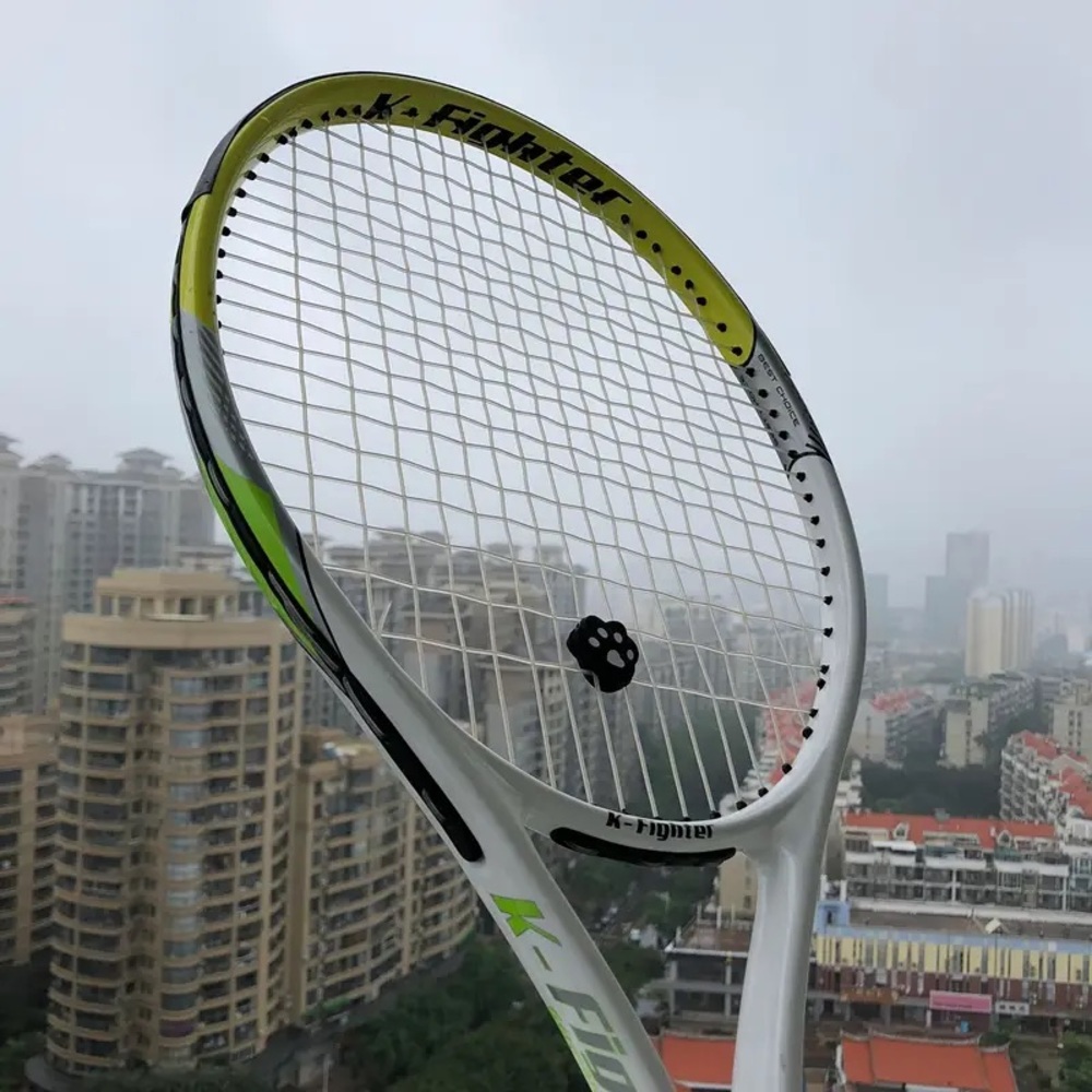 Bundle of Cartoon Tennis Racket Dampener Silicone Shock Absorbers, 8 total - Picture 2 of 6